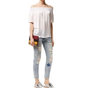 🔥🆕 NWT Ralph Lauren Denim & Supply Satin Top